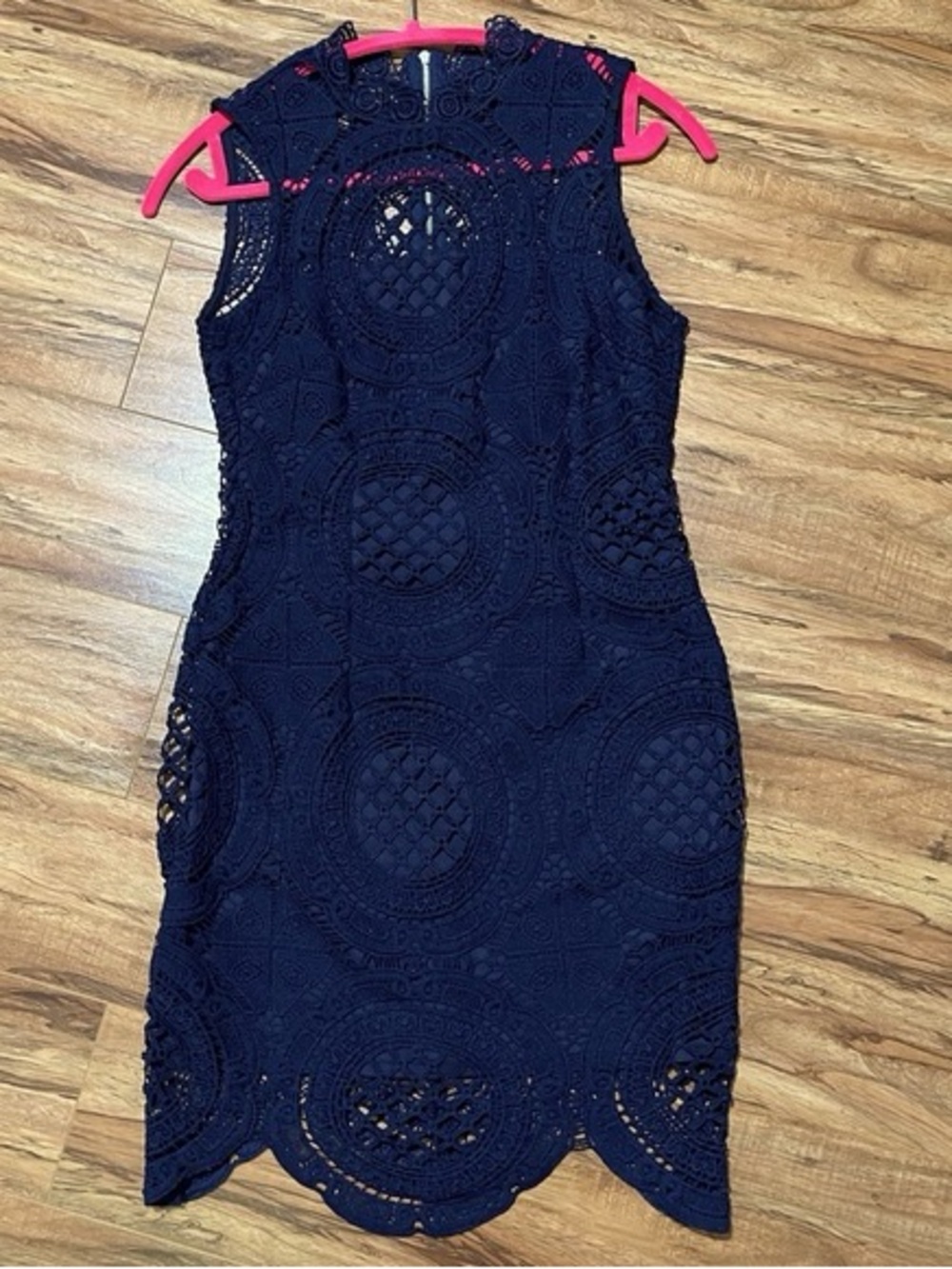 Navy Lace Dress